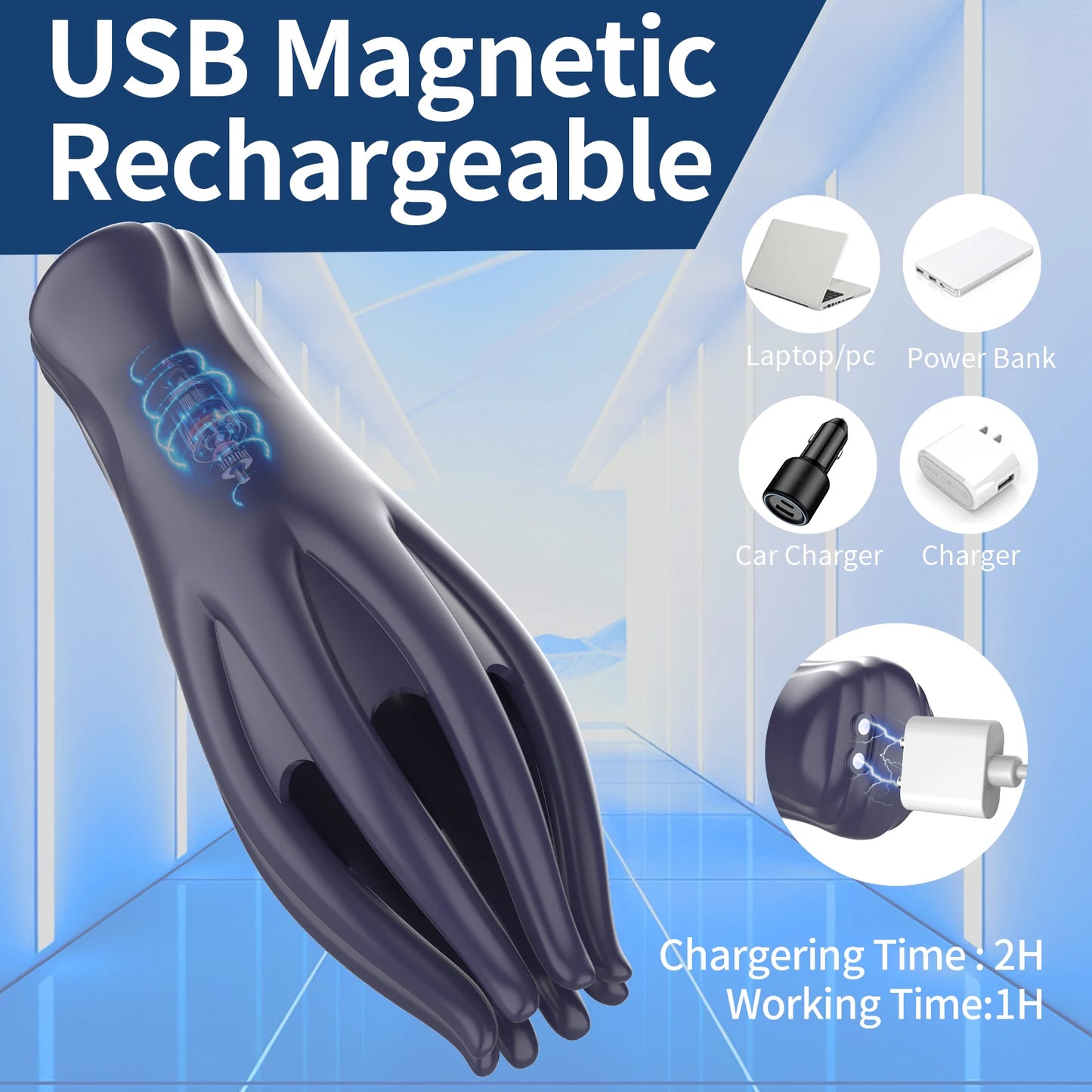 Sex Sex Toy For Men Male Glans Stimulate Massager 10 Modes Penis Delay Trainer Vibrator Rotate Masturbator Automatic Oral Climax