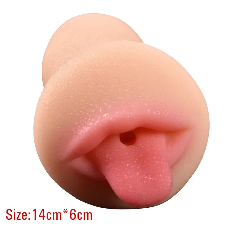 Sex Toy for Men 4D Realistic Deep Throat Male Masturbator Silicone Artificial Vagina Mouth Anal Oral Erotic Toy Masturbation Cup