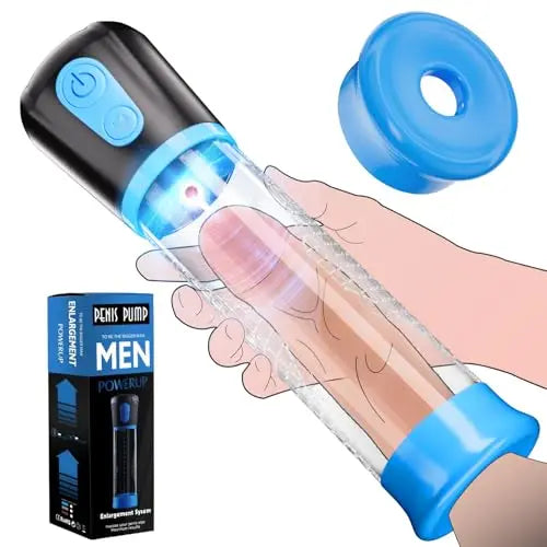 Male sex toy waterproof penis pump - a sex toy penis expander for male erection, an adult toy for male masturbation