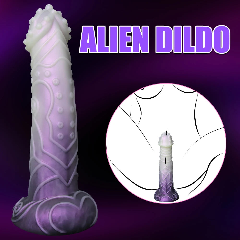 Huge Monster Dildo with Raised Points Women Vagina Clitoral Anal Strong Stimulator Sexy Adult Female Tight Anus Massager Sex Toy