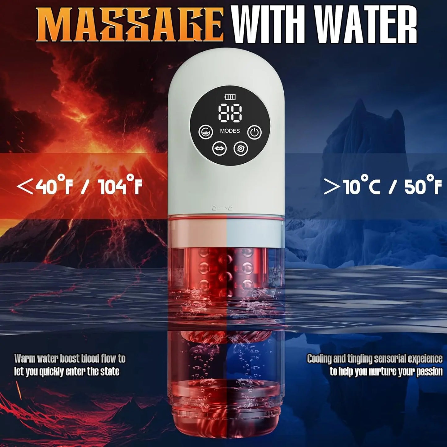 Automatic Male Masturbator Penis Pump Adult Sex Toy for Men Pocket Pussy with 7 Sucking and Thrusting Rotating Licking Stroker