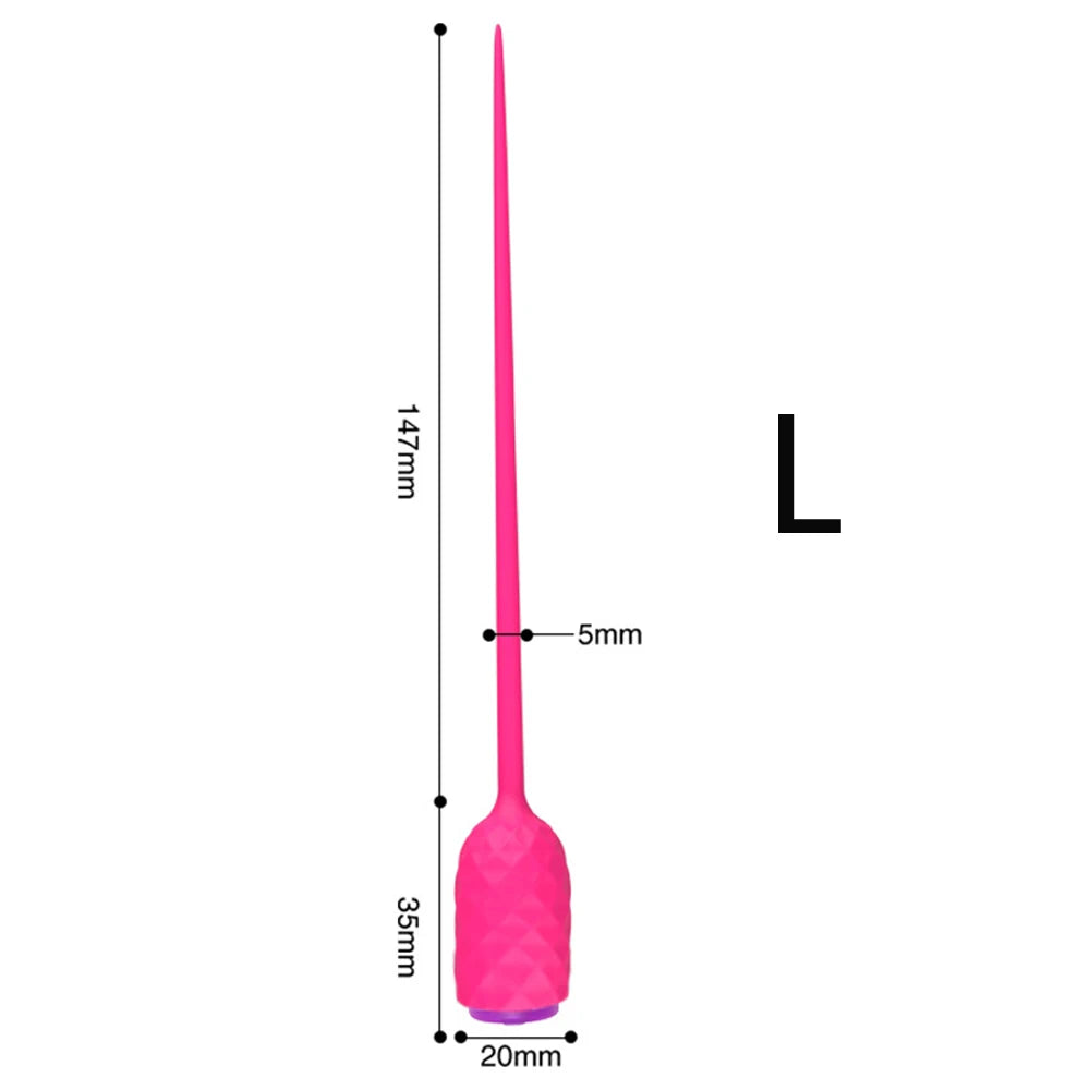 Urethral Sounding Vibrator Prostate Massager Penis Plug Urethra Dilators Stimulation BDSM Sex Toys For Men Gay Male Masturbator