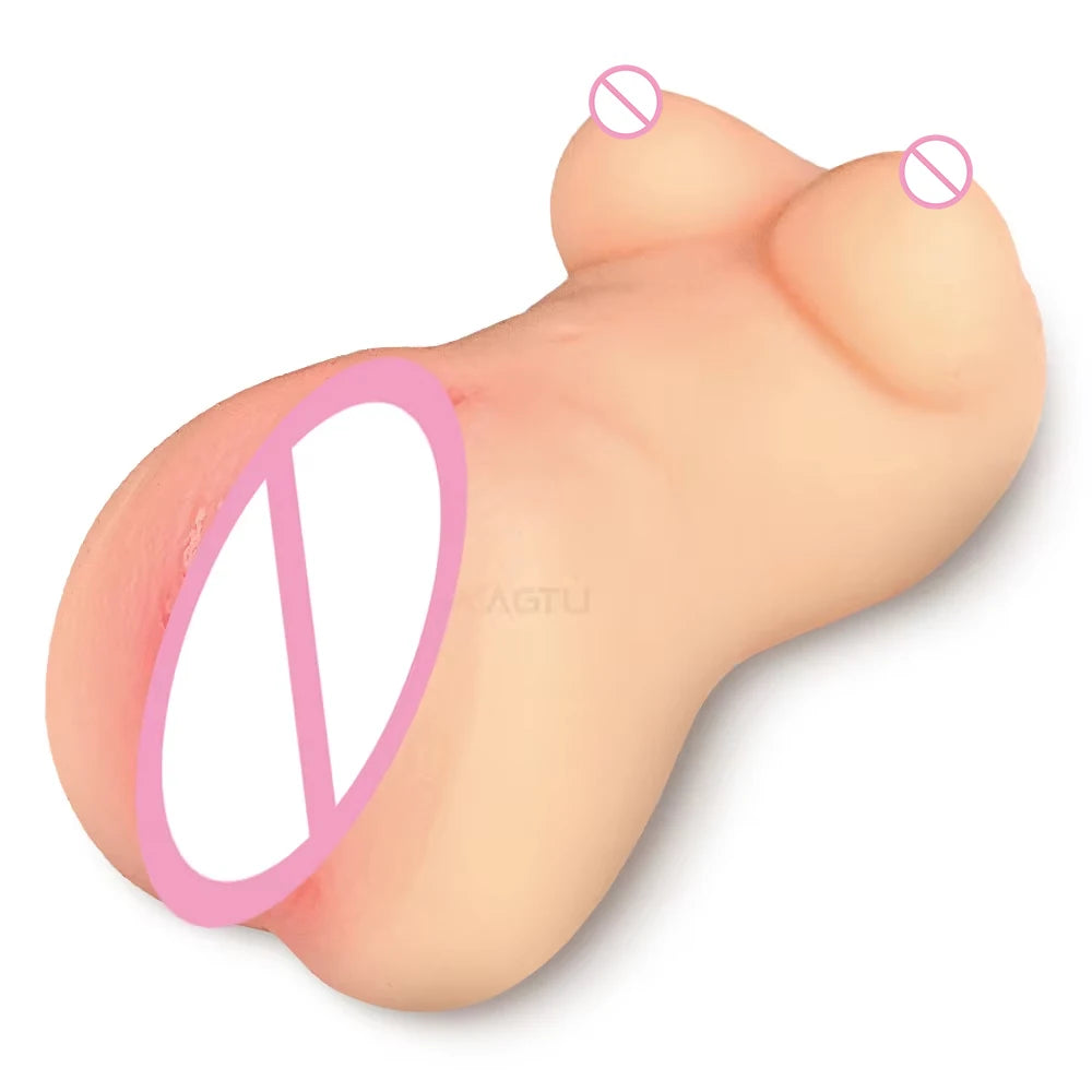 3 In 1 Male Masturbator Cup Realistic Artificial Vagina Pussy Tight Vagina Anus Sex Toy Mouth Textured Masturbation Tool for Men