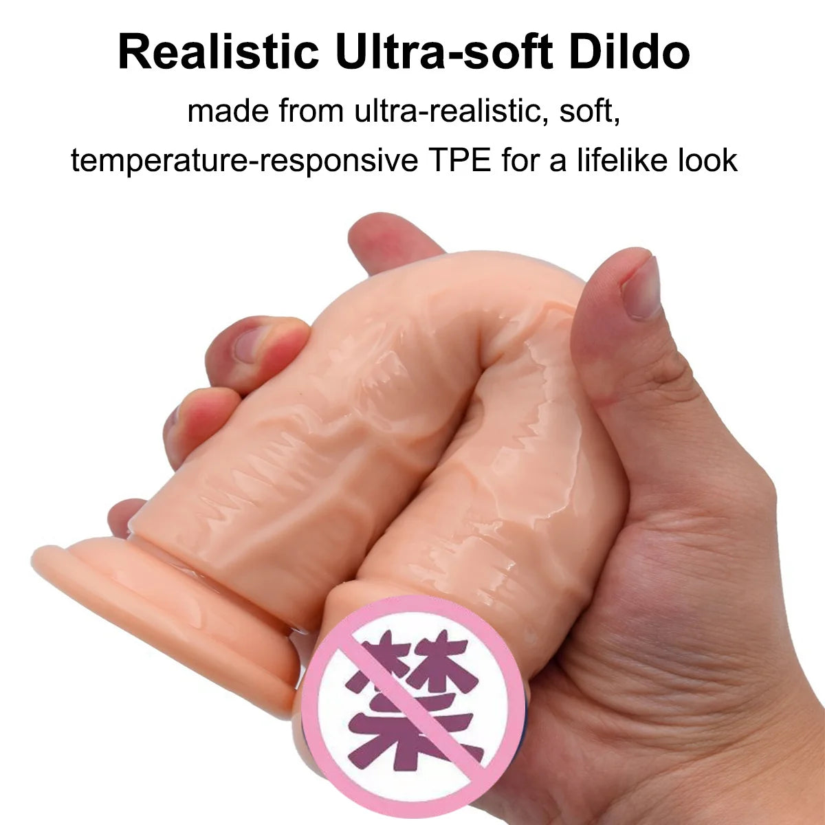 Realistic Dildos For Women Sex Toys Soft Silicone Powerful Suction Cup Curved Penis Vagina G-Spot Masturbators Goods For Adults