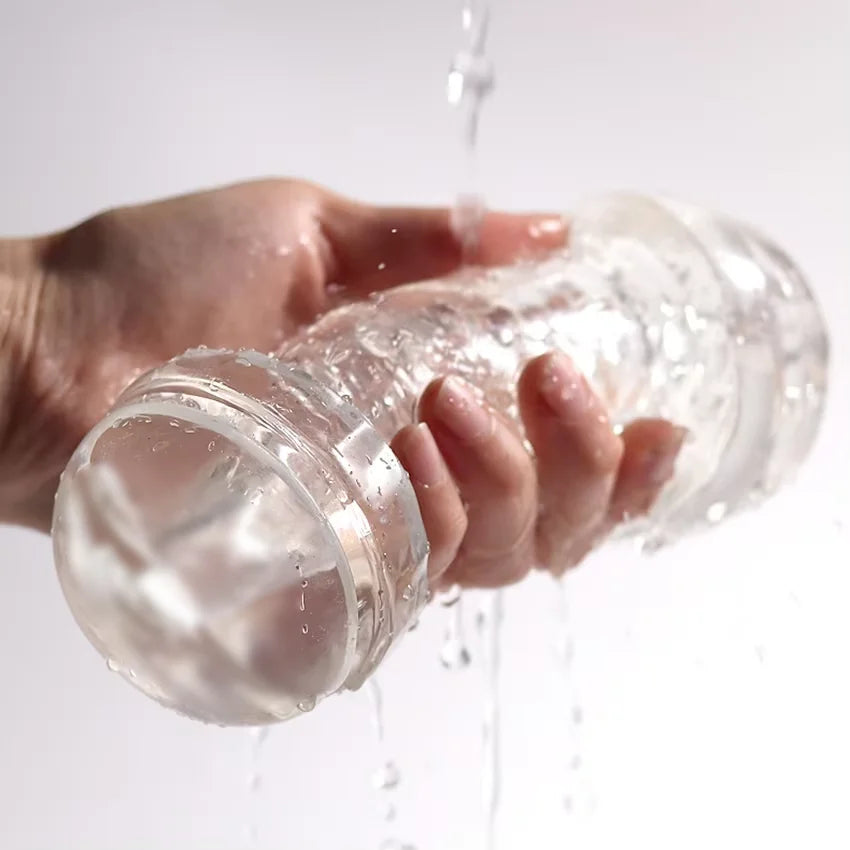 Male Masturbators Soft Pussy Sex Toys Real Vagina Adult Endurance Exercise Erotic Vacuum Pocket Masturbation Cup For Adult Men