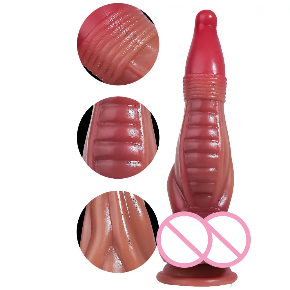Hot Selling Dragon Dildos For Women Monster Dildo Animal Phallus Alien Fantasy Dildo Anal Toys Thick Silicone Dildo Sex Shop