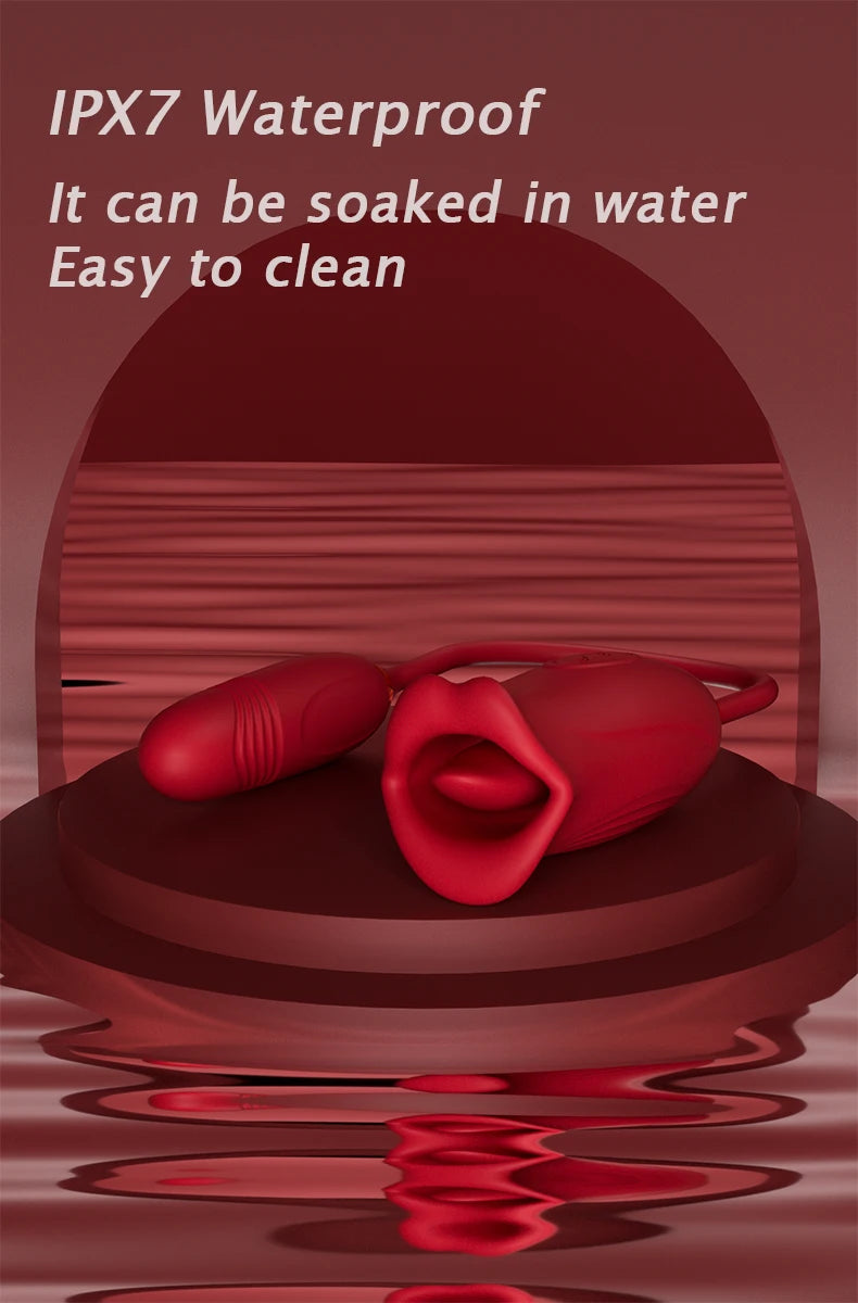 Sucking Licking Dildo Vibrator Female Tongue Telescopic Dildos G-spot Clitoris Nipple Stimulator Female Female Masturbation 18+