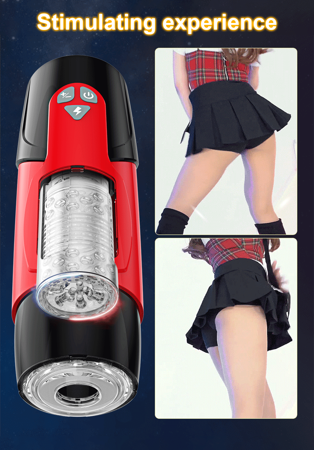 Sex Toys for Men Male Masturbator Automatic Telescopic Masturbators Cup Thrusting for Penis Stimulation Pussy Male Stroker Adult