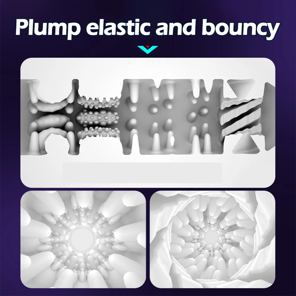 Men's Penis Trainer Male Masturbator Simulation Channel Sexy Moaning Stimulate Vibrator Adult Sexy Sex Toy For Men Pocket Pussy