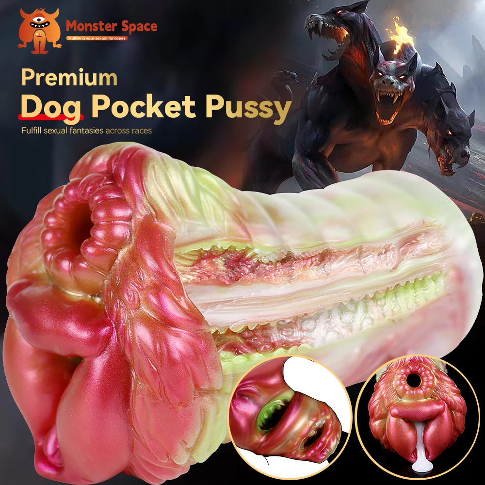 HMYAD Men Masturbator Silicone Sex Toy For Adult 18+ Anal Vaginal Dual Channel Penis Stimulator Massager Pussy Fetish