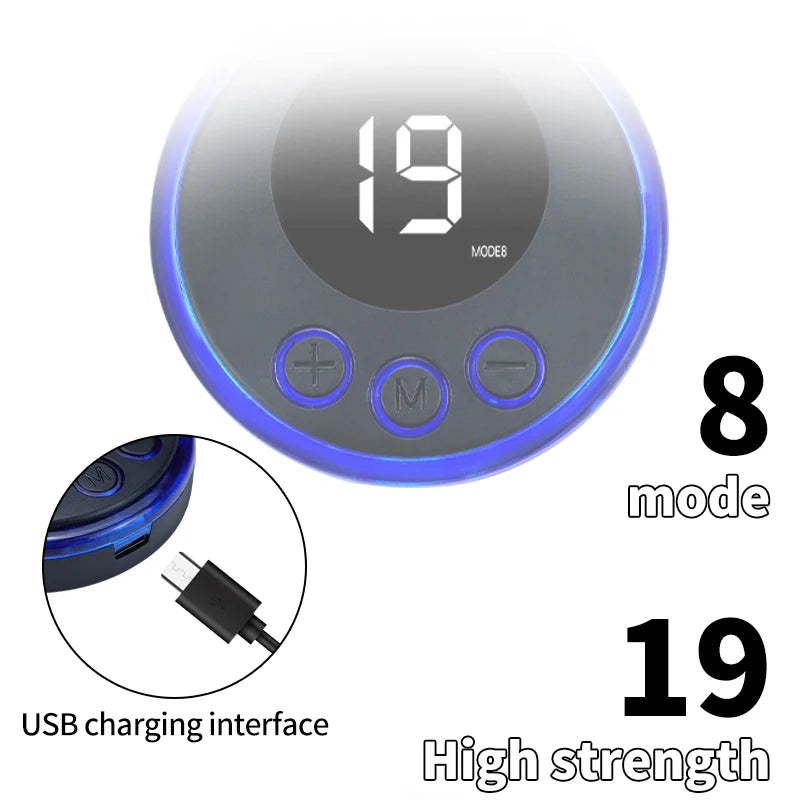 Electro Shock Penis Massager Vibrator Sex Toy for Men Glans Stimulate E-stim Penis Trainer Ring Delayed Ejaculation Penis Sleeve