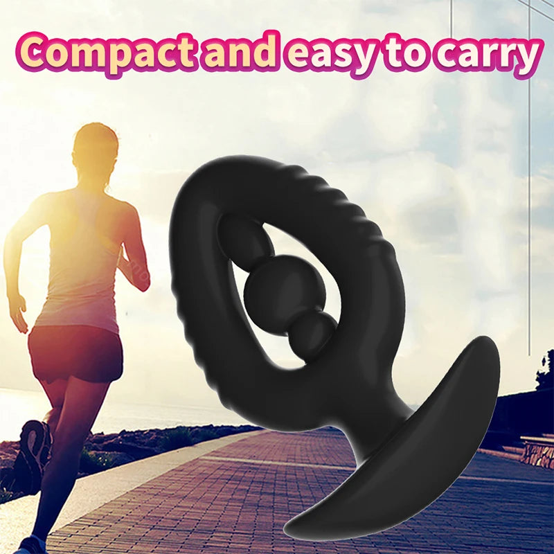 New Trend Wearable Anal Plug P Spot Stimulator Prostate Massage Fake Dildo Buttplug Sex Toy For Women Men Anal Dilator Adult 18+