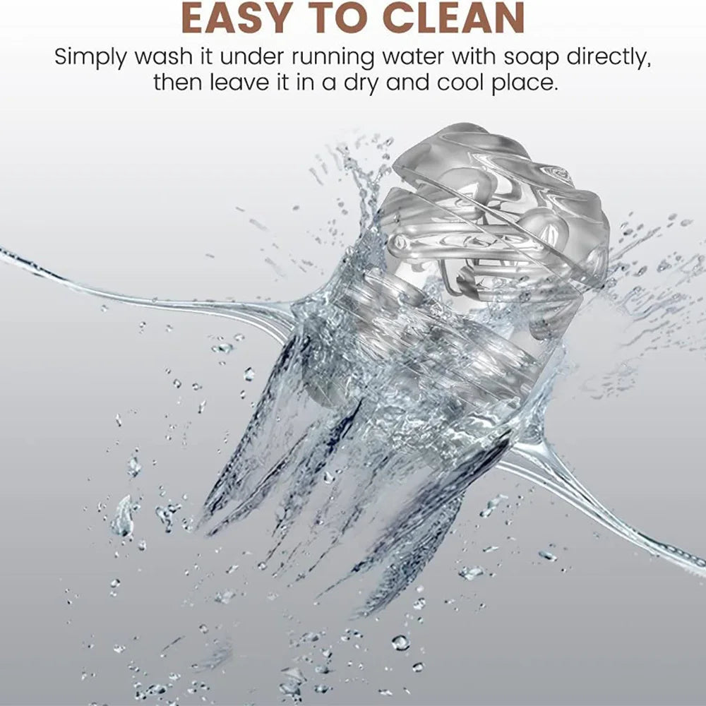 Manual Sucking Male Adult Sex Toys for Men Penis Stroker,Open Ended Male Men's Sex Toy Masturbator Pocket Pussy Sleeve for Men