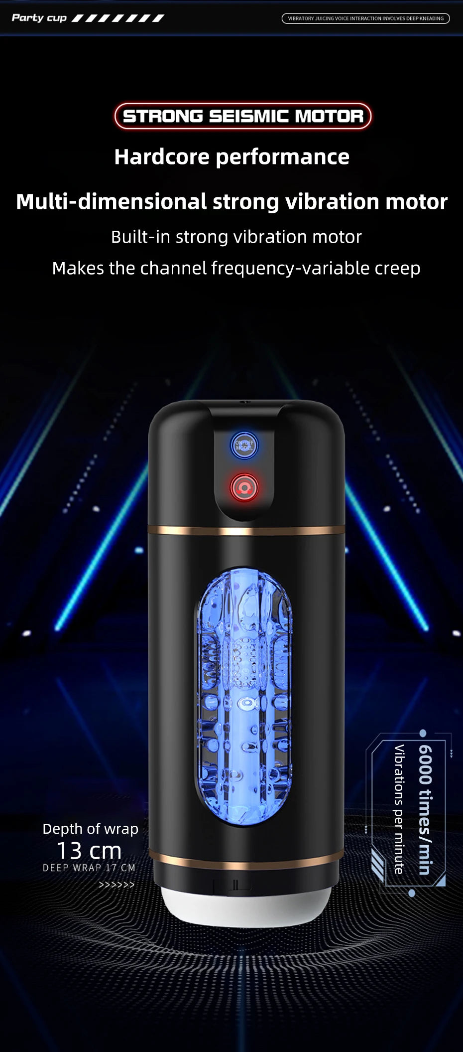 Sex Toy for Men Masturbator Cup Automatic Sucking Male Masturbator Vibration Blowjob Machine Sex Machine Penis Oral Machine