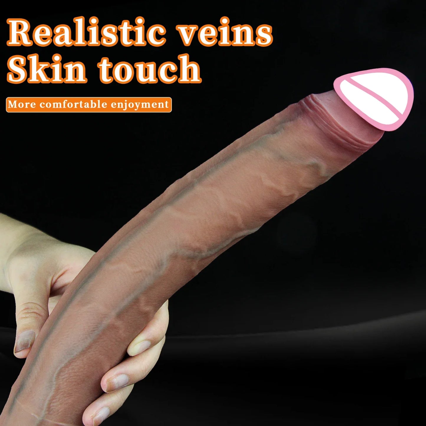Realistic Long Dildos Double Head Dildo Anal Vaginal Stimulator Masturbator Sex Toy for Lesbian Couples Gay Men Adult Products