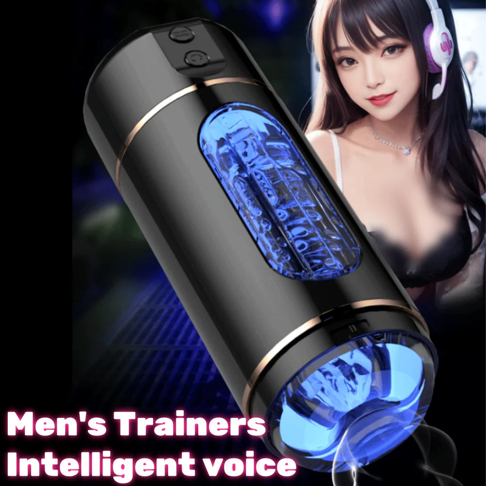 Electric Male Masturbator Cup Sex Toy for Men Blowjob Sex Machines Pocket Vagina Pussy Glans Trainner Adult Sex Toys for Men