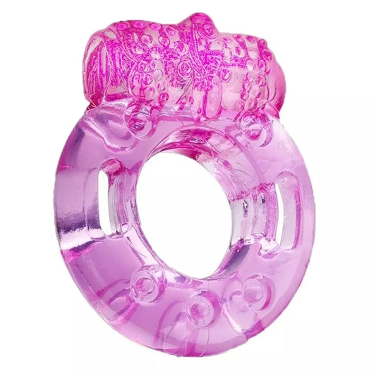 Male Delay Vibrating Cock Ring SEXY Penis Clit Stimulator Vibrator G-spot Sex Toys Men Long Lasting Enhance Couple Toy Pleasure