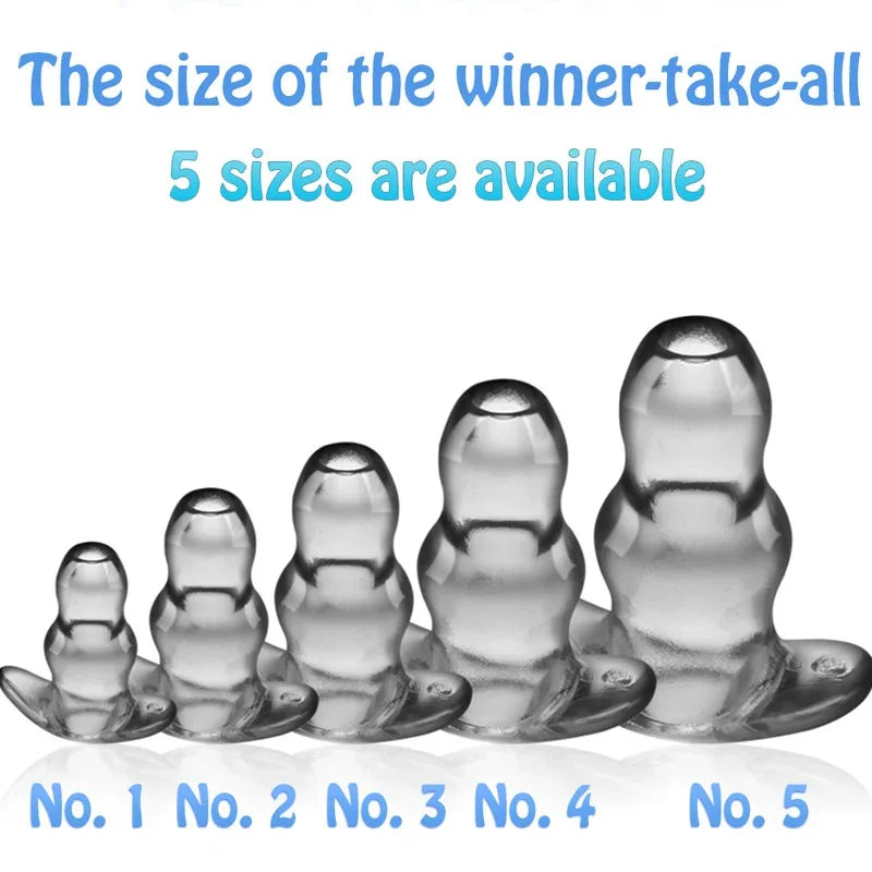 Sex Toys For Woman Men Gay Adult Products Hollow Dildo Anus Butt Plug Anal Dilator Enema Prostate Massager