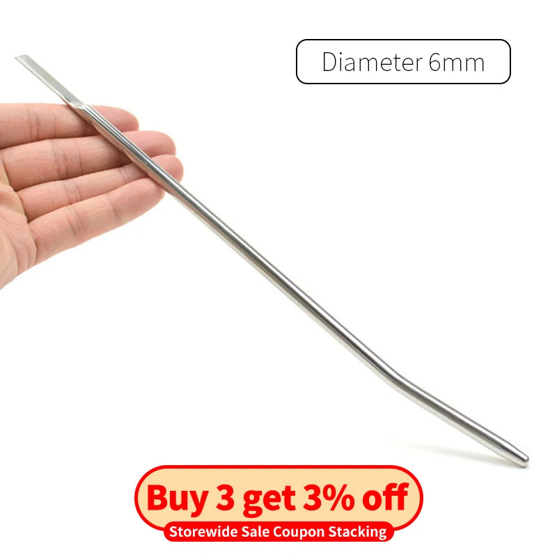 Adult Sex Toys For Men Penis Plug Stretching Male Private Goods Smooth Head Stainless Steel Catheters Urethral Sounds Dilators