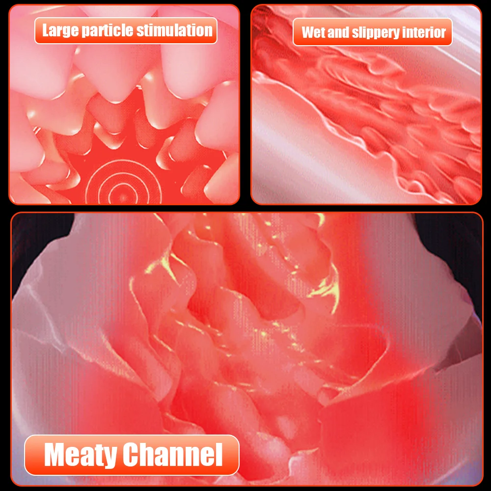 Sex Toy For Men Men's Masturbation Cup Heating Stimulation Vibrator Sexy Voice Free Portable Bracket Suction Cup Pocket Pussy