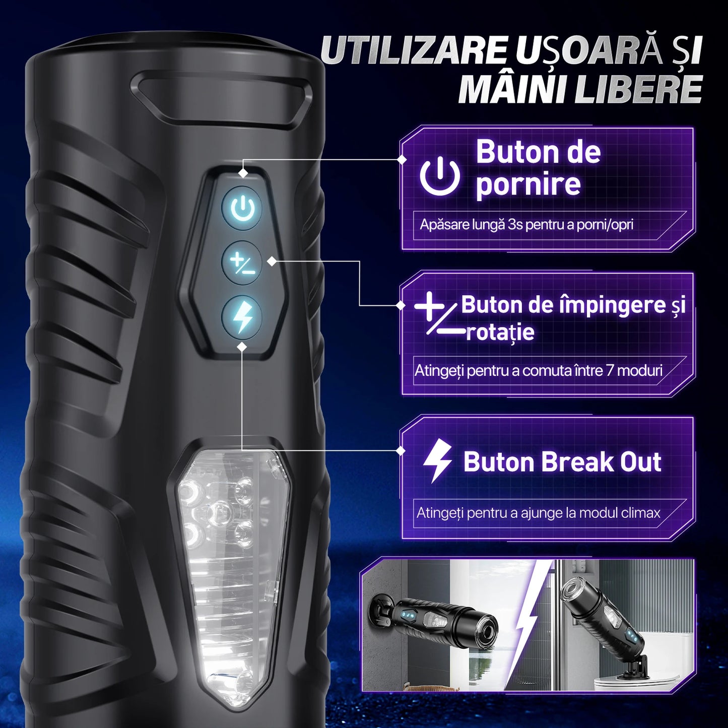 APP Automatic Male Masturbator Sex Toys for Men 7 Thrusting Modes Adult Toy Male Sex Toys Hands Free Pocket Pussy Sex Machine