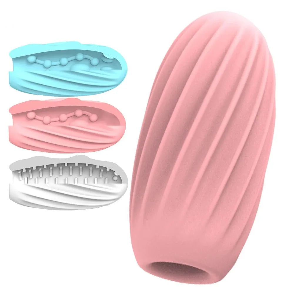 Male Masturbator Cup Realistic Vagina Anal Soft Textured Male Stroker Toy Penis Stimulator Adult Goods Sex Toys for Men