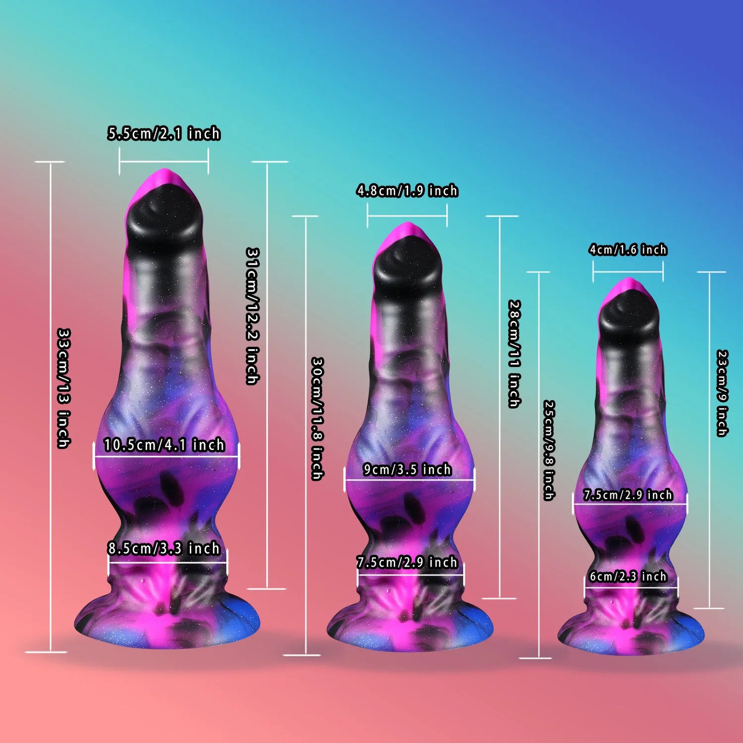 Dog Knot Dildo, Huge Dongs Penetrating Anal Plug Big Dick Monster Penis Prostate Massage Anus Butt Plug Cock Dilldoo Deeldo Gode