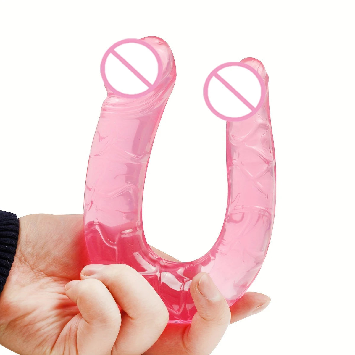 Double - Ended Realistic Dildo, Flexible Silicone Dual - Stimulation Toy for Couples & Solo Intimate Play Sex Toys