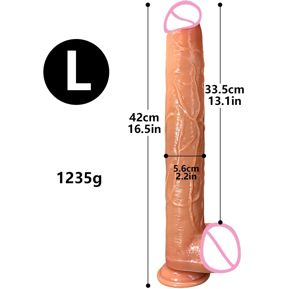 Super Long Huge Long Dildo Big Dildo Vaginal Anal Dilator Sex Toys For Women/ Men Anal Plug Faloimetor For Women Sex shop