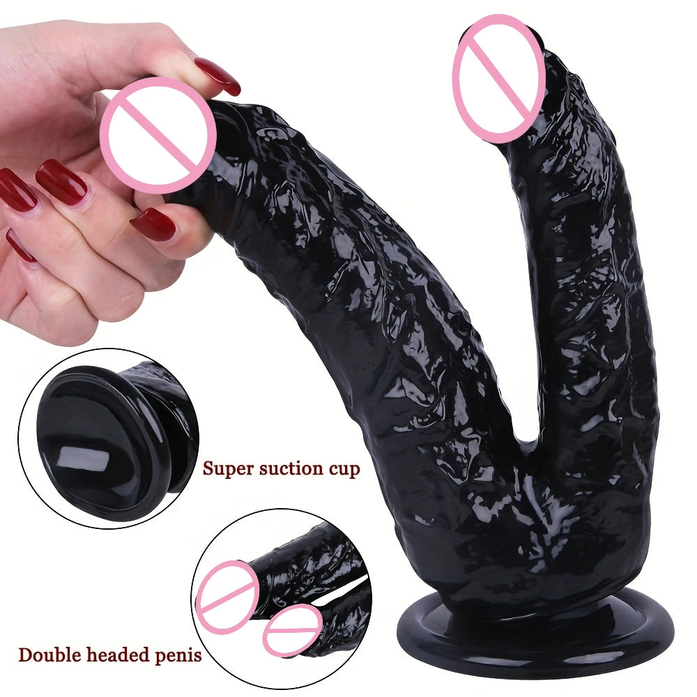 Double Dildos Big Anal Butt Plug for Sex Machine Double Headed Penis for women man couples Huge Dildo Sex Toy
