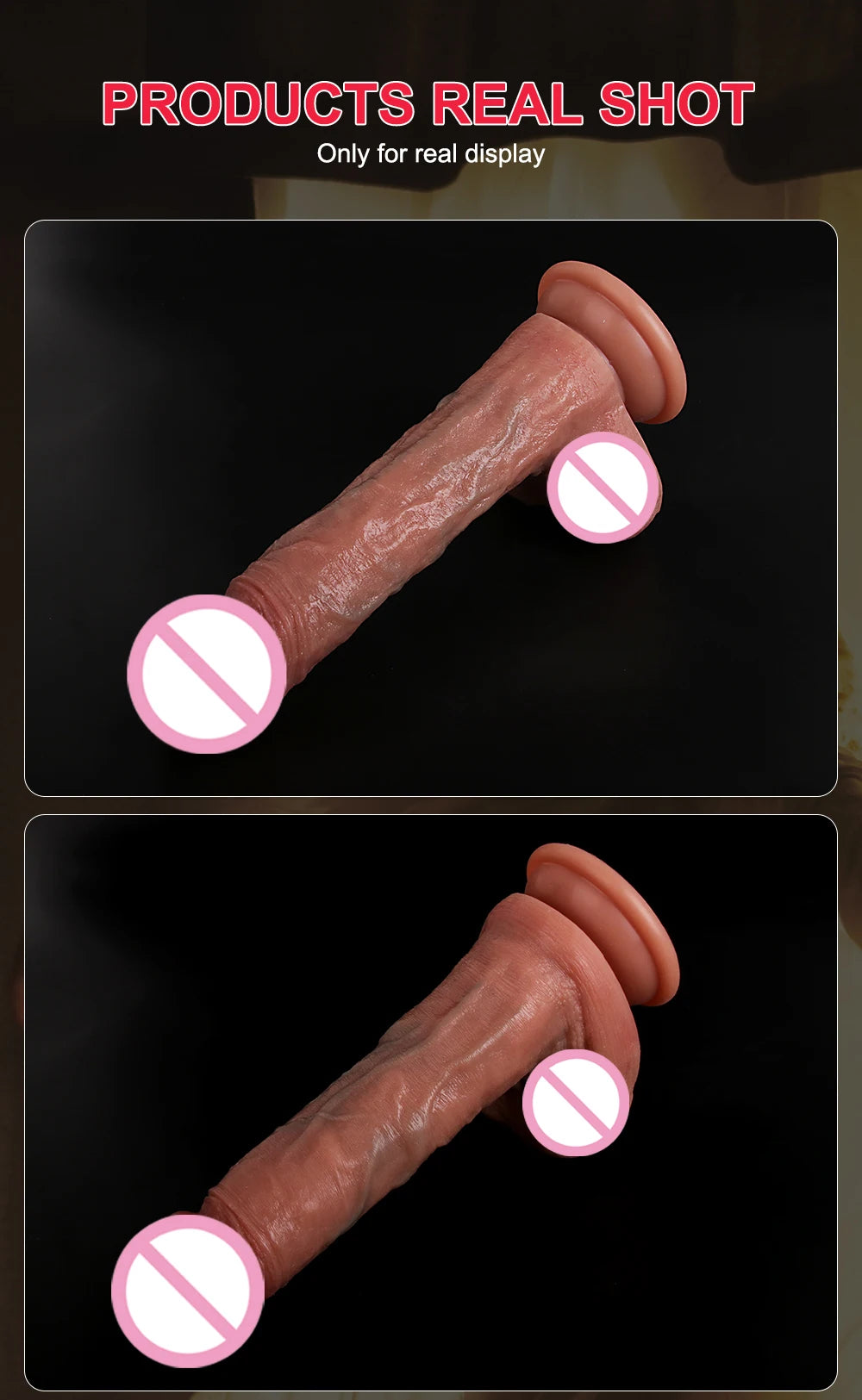 Vibrator Dildos Realistic Big Long Dildo Adult Supplies Huge Dick 18 for Girls Sex Toy Penis Sexyshop Rubber Dilddo Xxl Women's