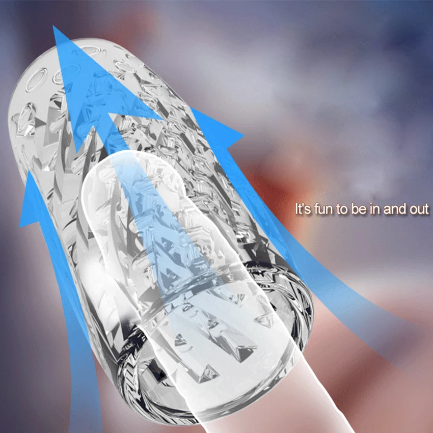 Male Masturbator Egg Erotic Toy for Adultl Silicone Masturbation Cup Penis Exercise Sex Toys for Men Protable Blowjob Sex Shop