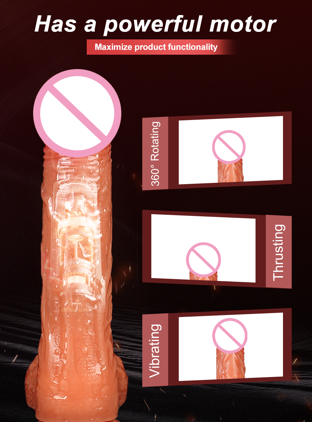 Women's Dildo Penetration Vaginal Anal Vibrator Stimulation Big Penis Vibrator Erotic Toy Long Huge Dildos Women Adult Product