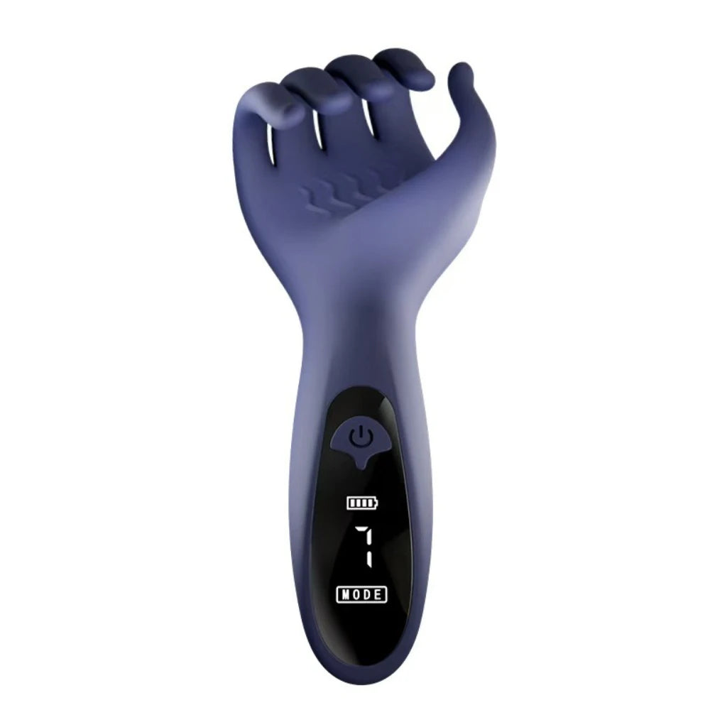 Male Masturbator Vibrating Glans Trainer Penis Massager for Men Lasting Delay Endurance Exercise Sex Toy