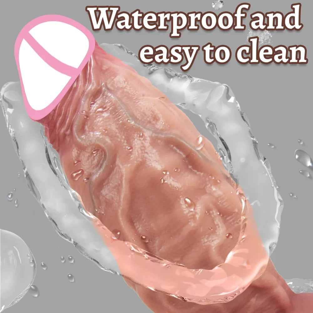 S/M/L Dildo Big Dick Female Anal Vagina Masturbation Soft Skin Feel Penis Prostate G-spot Massage Anal Plug Sex Toys For Adult