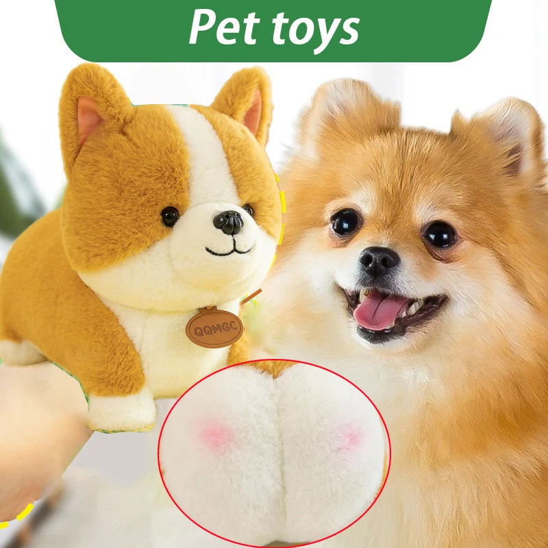 Corgi Dog Toy Sex Doll Mating Fidget Sexual Dog Toys Soft Sex Partner Estrus Simulation Toys Interactive Pet Supplies Puppy