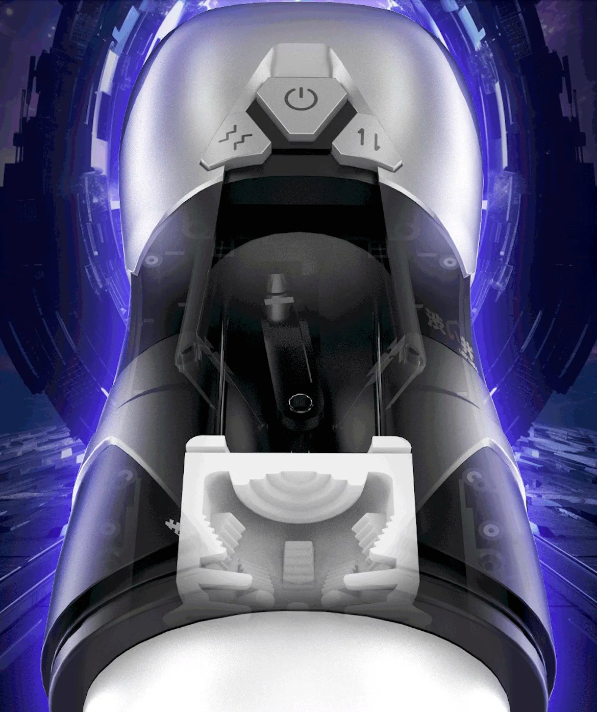 DRY WELL Sex Toys for Men Penis Pump - Male Masturbator Stroker with 3 Thrusting & 9 Vibration Adult Toys, Pocket Pussy for Men