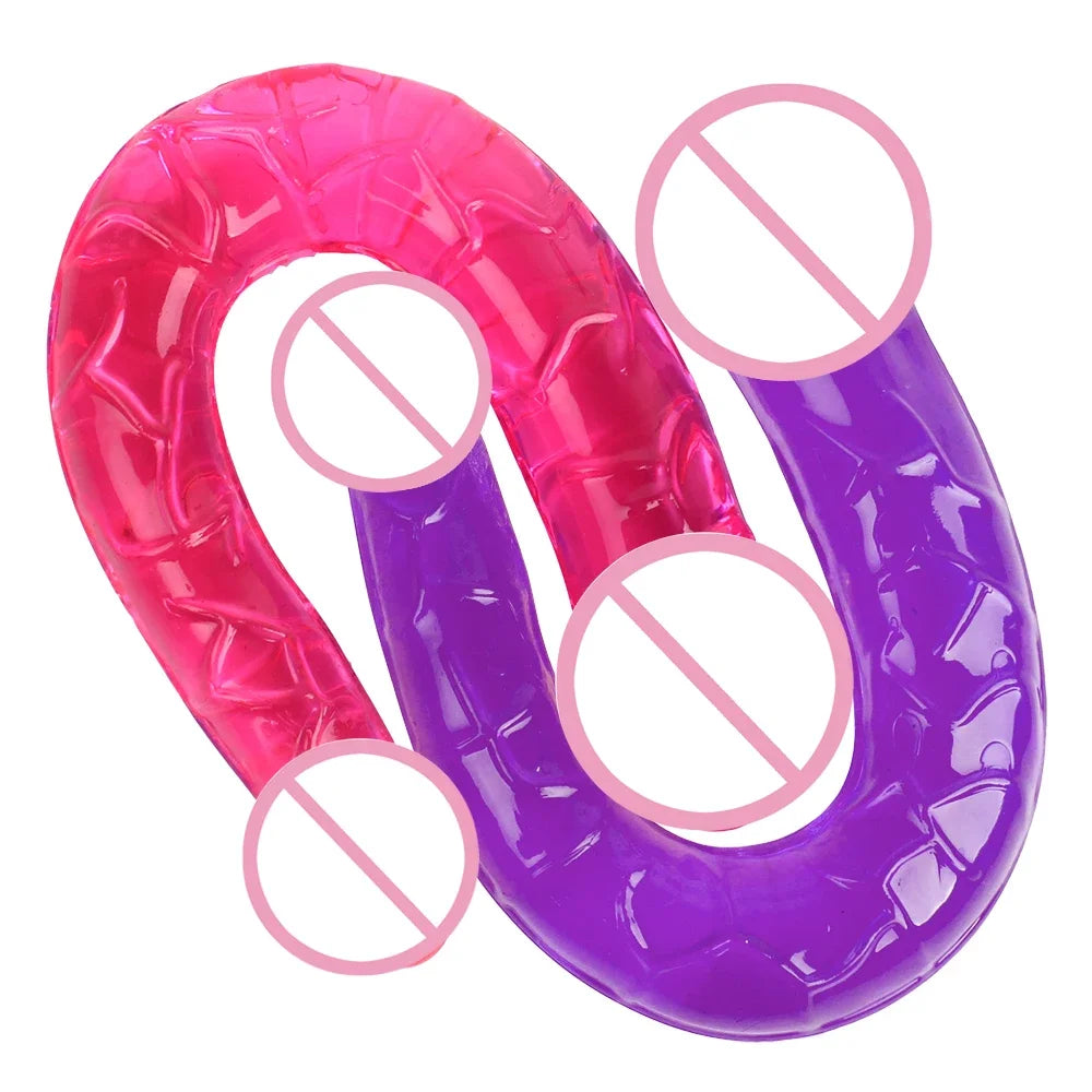 Big Realistic Long Double Dildos Silicone huge Penis Dick Anal dildo Butt Plug Adult masturbation Sex Toys For man Women/Lesbian