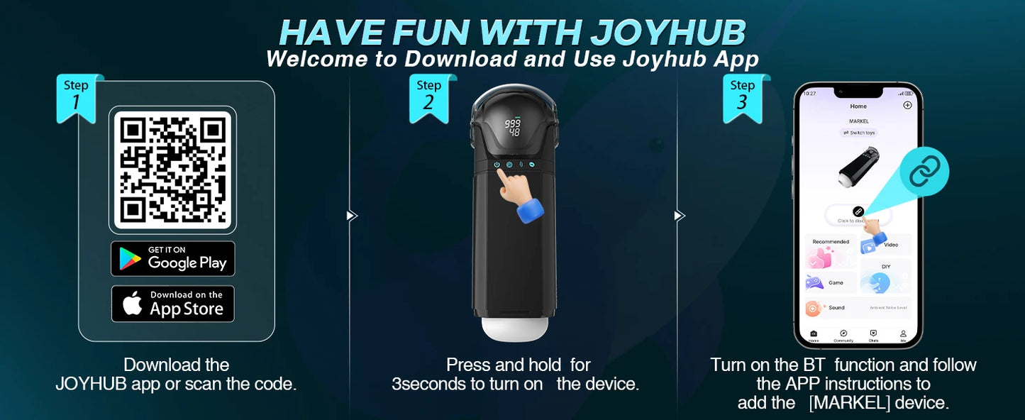 Male Masturbator Mens Sex Toys - Penis Pump Sex Toy for Men, APP Control Adult Toys Pocket Pussy 3D Male Stroker, Visual Blowjob