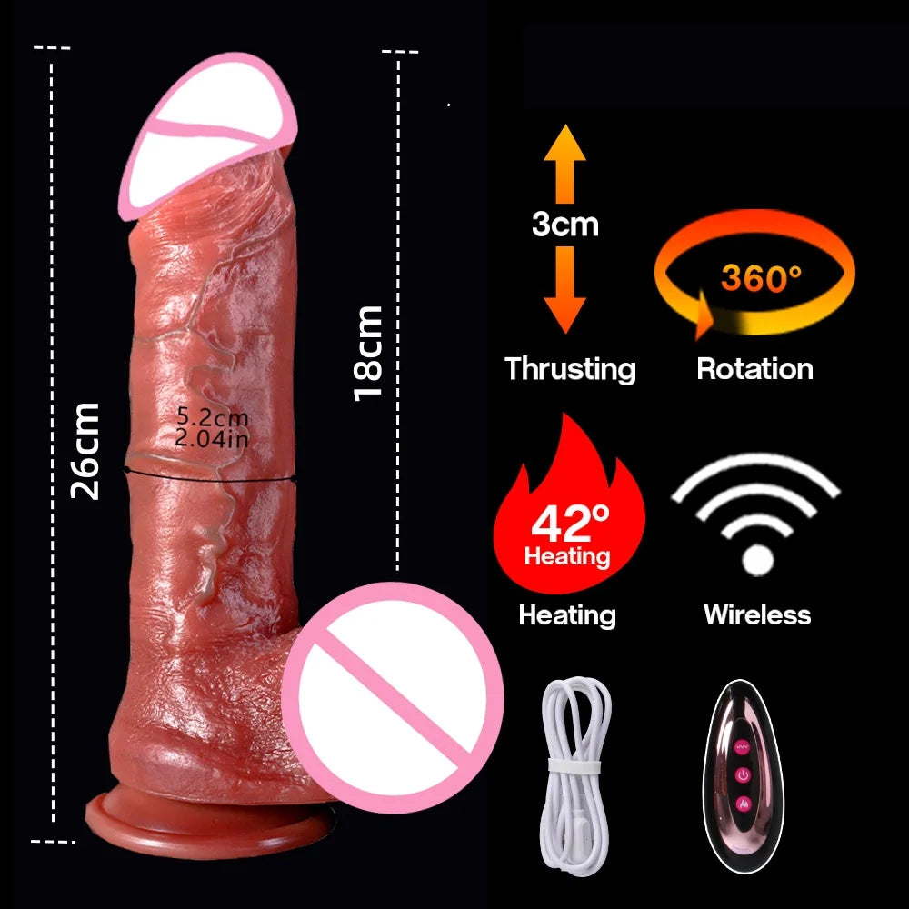 Vibrator Dildos Realistic Big Long Dildo Adult Supplies Huge Dick 18 for Girls Sex Toy Penis Sexyshop Rubber Dilddo Xxl Women's