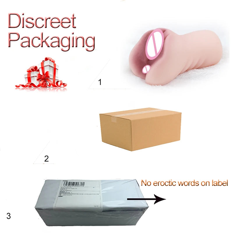 Male Masturbation Sex Toy Realistic Vagina Anus Pocket Pussy Soft Stick For Man Penis Ass Stimulation Adult Erotic Sex Supplier