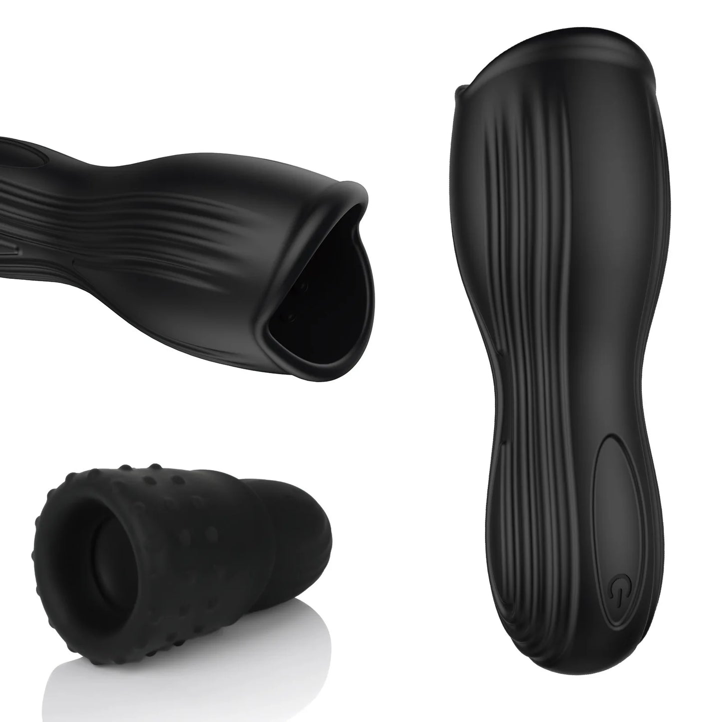 Male Glans Stimulate Massager 10 Modes Penis Delay Trainer Vibrator Rotate Masturbator Automatic Oral Climax Sex Sex Toy For Men