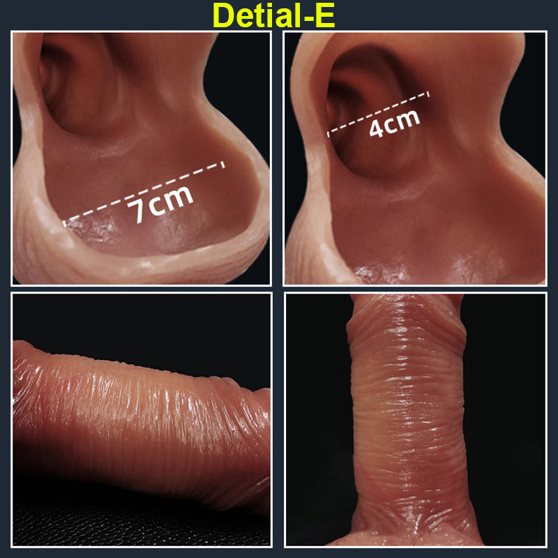 Male Penis Sleeve Sex toys Cock Extender Reusable Condoms Delay Ejaculation Penis Enlargement Silicone Sex Toy For Men Sex Shop