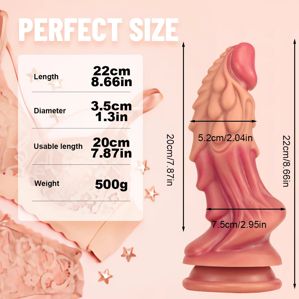 Colourful Glowing Dildo Sex Toys for Women Men Luminous Anal Plug Dick Penis Huge Dragon Monster Soft Big Butt Plug Adult Toy