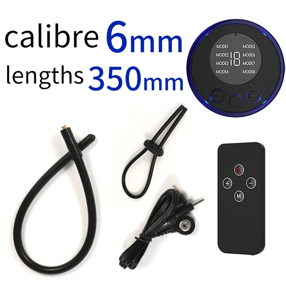 Sex Toy for Men Horse Eye Stick Stimulation Urethral Plug Urethra Beads Electro Shock Stimulation Male Masturbator Extender Plug