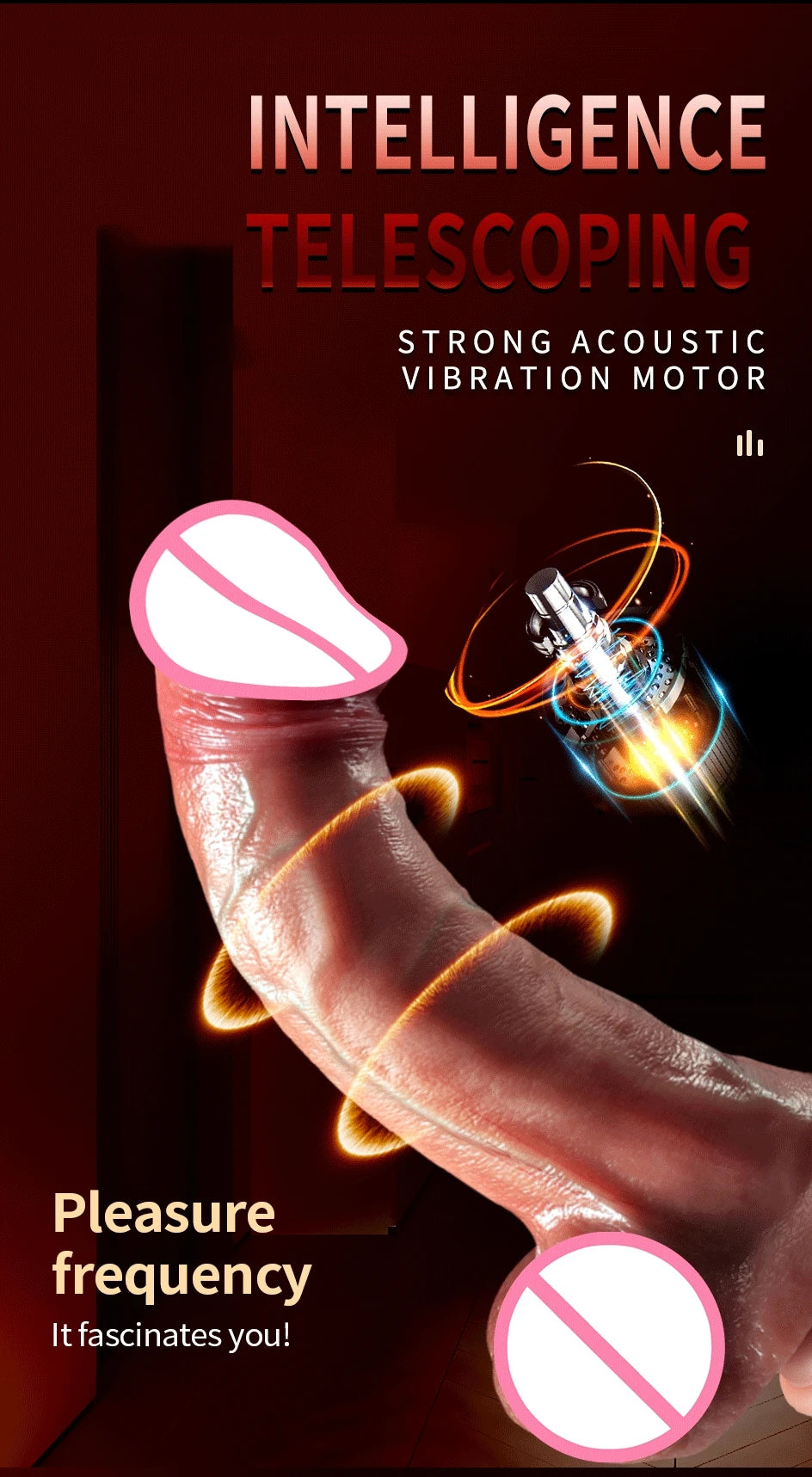 Wireless Vibrator Telescopic Dildos For Women Big Dildo Vibrador Heating Skin Feeling Dick Realistic Penis Large falos Silicone