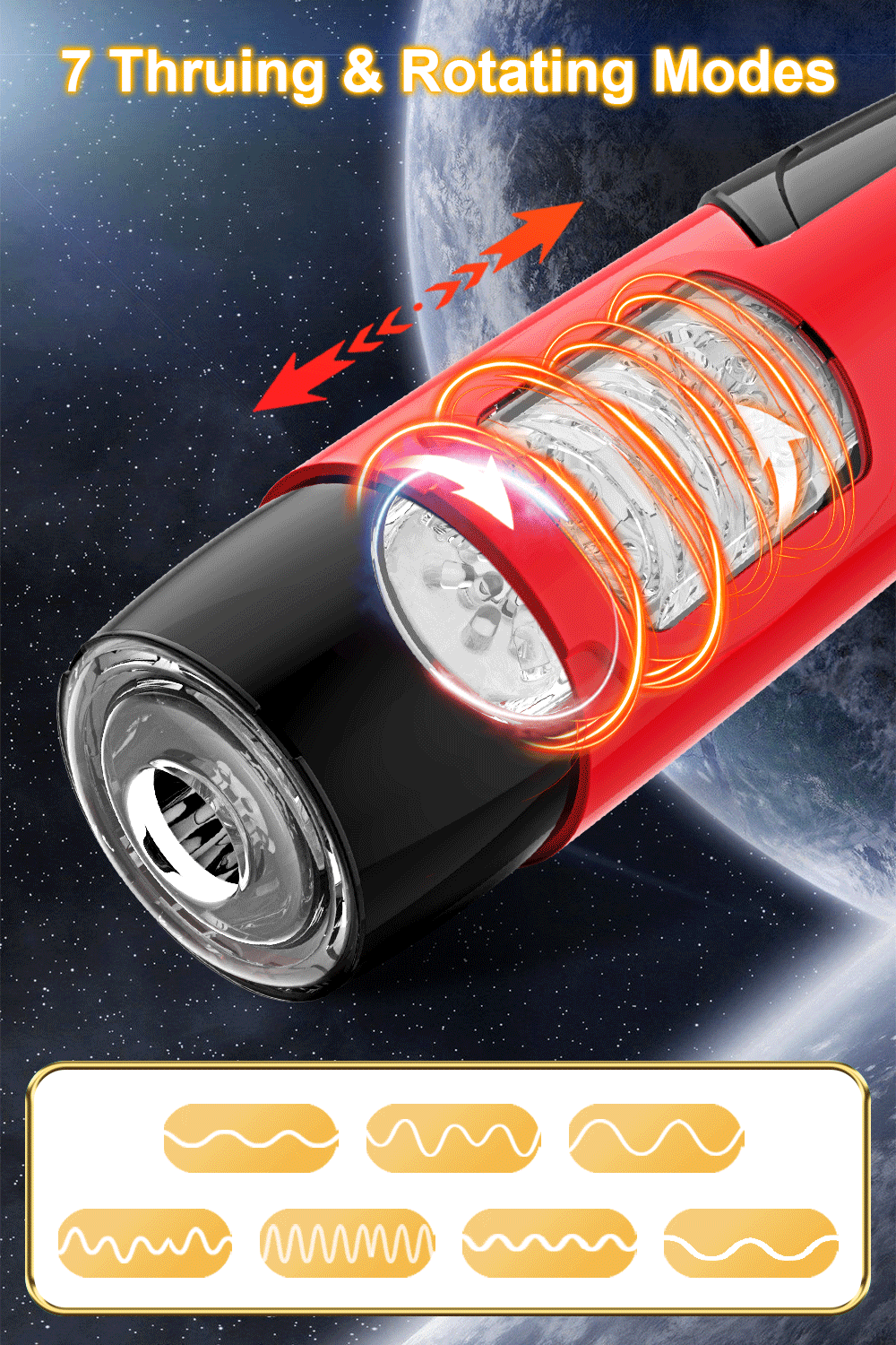 Sex Toys for Men Male Masturbator Automatic Telescopic Masturbators Cup Thrusting for Penis Stimulation Pussy Male Stroker Adult