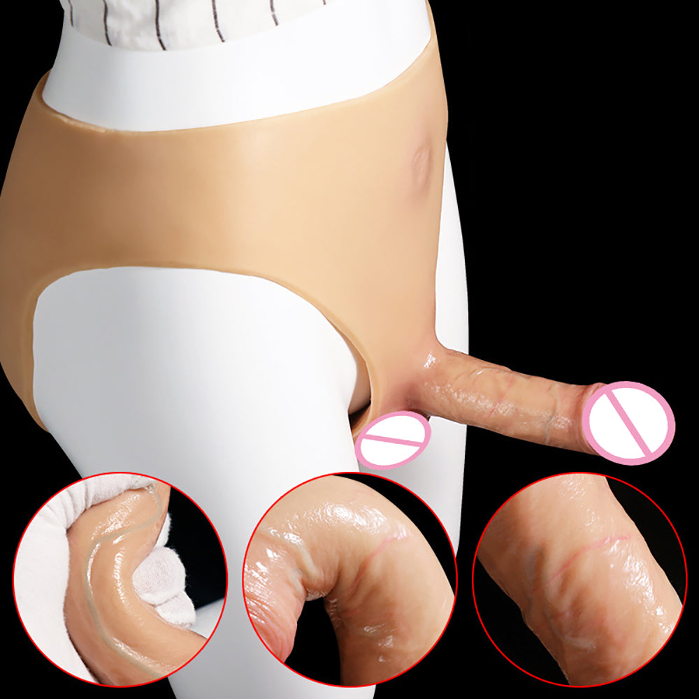 Ultra Realistic Dildos for Women Men Liquid Silicone Pants With Dildo Solid and Hollow Cock Lesbian Strapon Sex Toys For Couples