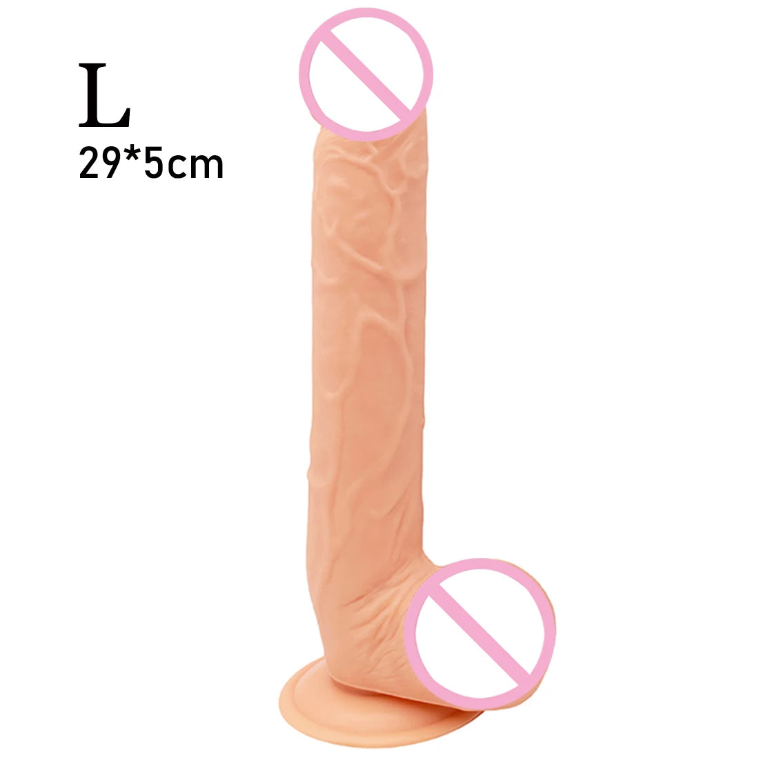 Oversized Realistic Dildos with Suction Cup Soft Skin Feeling Huge Penis Erotic Long Phallus Anal Plug Dick Sex Toys for Women