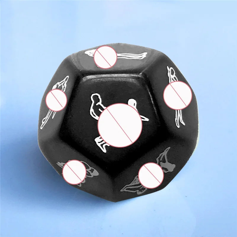 Sex Toys For Couples Women Adult Game Funny Sex Dice 6/12 Sides Romance Love Humour Gambling Erotic Crap Dice Bar Christmas Gift